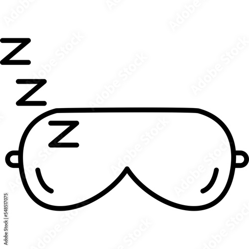 Sleeping Mask Icon