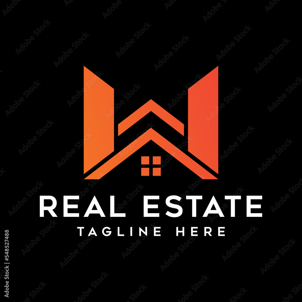 Letter w logo suitable for real estate companies. Letter w logo suitable for real estate companies.