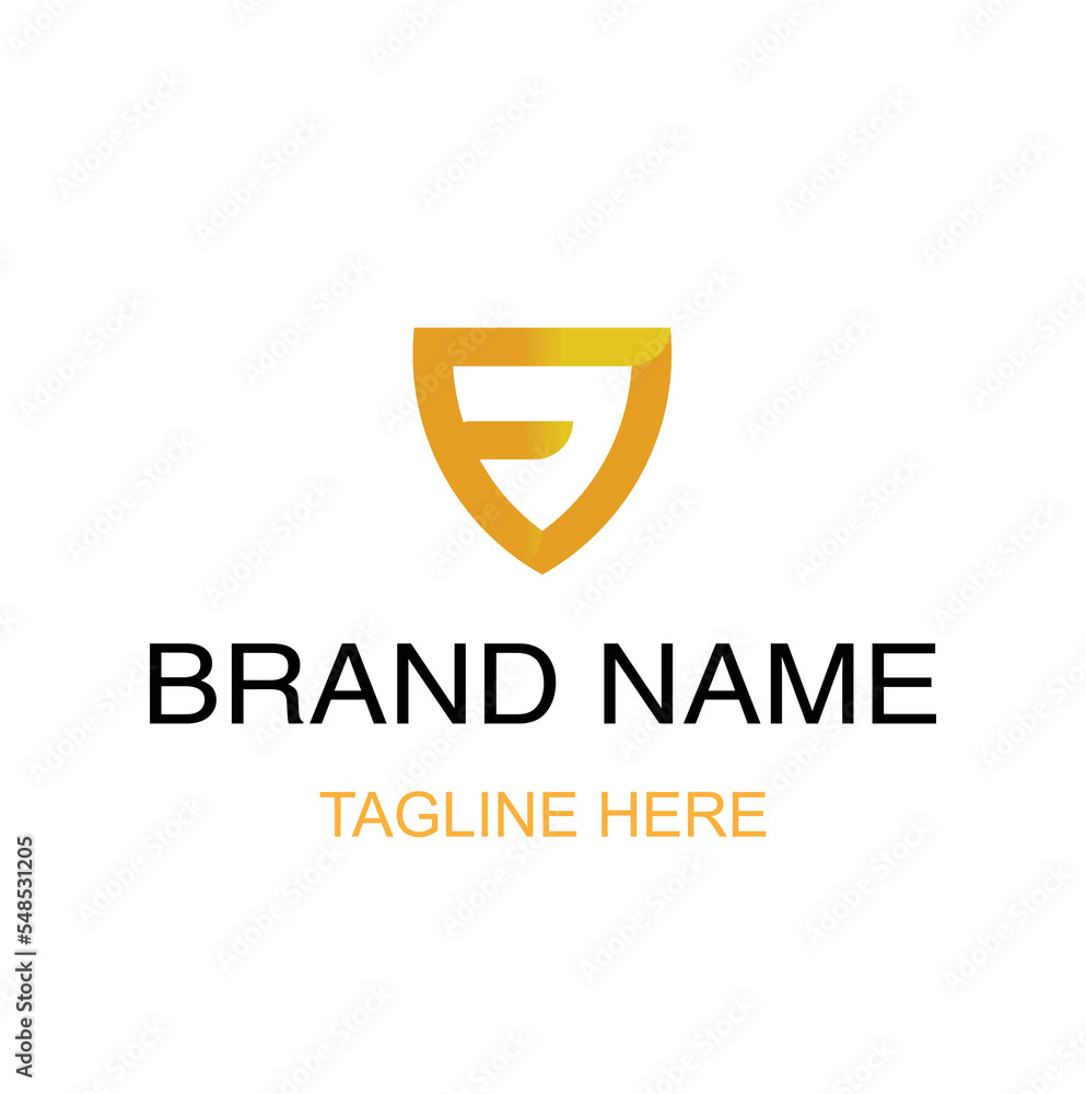 Combination Letter F with Shield inside Security Logo Design, Protection Symbol Vector Logo Design. Combination Letter F with Shield inside Security Logo Design, Protection Symbol Vector Logo Design.