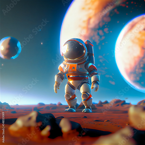 Astronaut in space