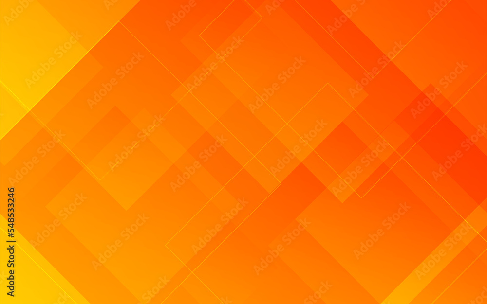 Minimal gradient orange shape background