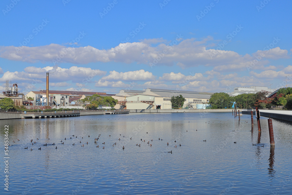 Fototapeta premium 尼崎運河