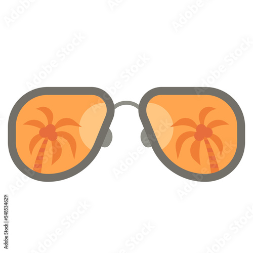 sunglasses flat icon