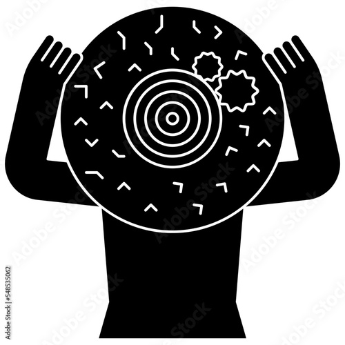 pamela hat glyph icon