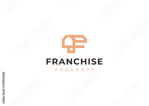 Letter F Home logo design Free Download Letter F Home logo design - GFXLoad