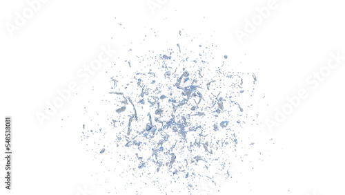 3d realistic water splashing, aqua, clear liquid splash. PNG alpha channel.