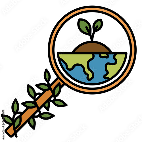 biology line icon