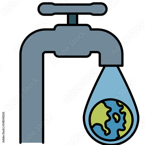 save water line icon