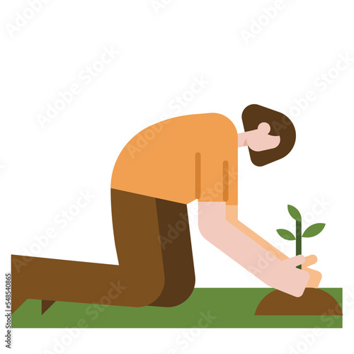 plant flat icon