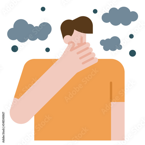 pollution flat icon