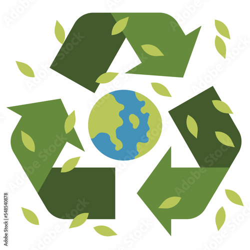 recycle flat icon