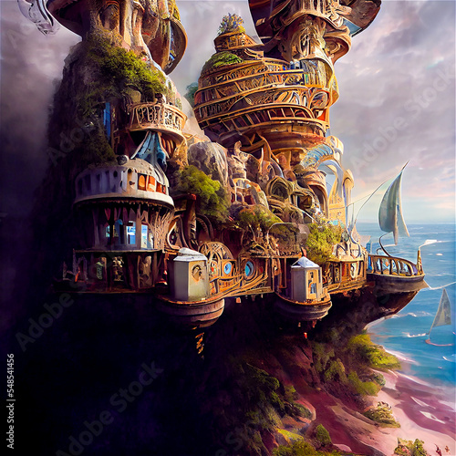 Pirate ship fantasy