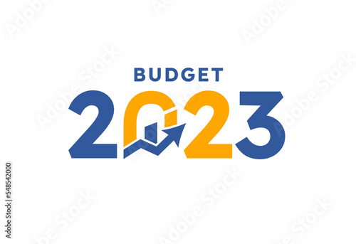 Wallpaper Mural Budget 2023 logo design, 2023 budget banner design templates vector Torontodigital.ca