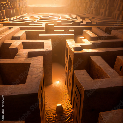 Maze illustration