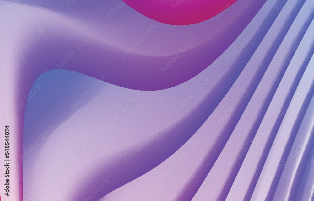 flat abstract and wavy background design template vector with gradient ...