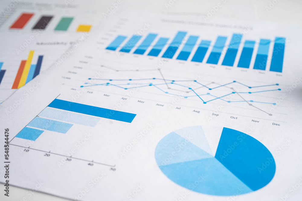 Chart or graph paper. Financial, account, statistic and business data concept. Chart or graph paper. Financial, account, statistic and business data concept.