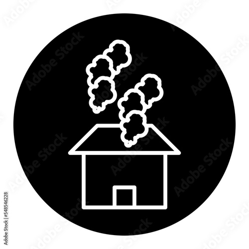 house fire icon