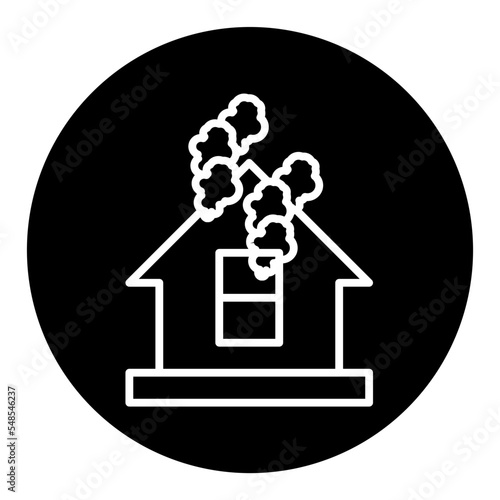  house fire icon