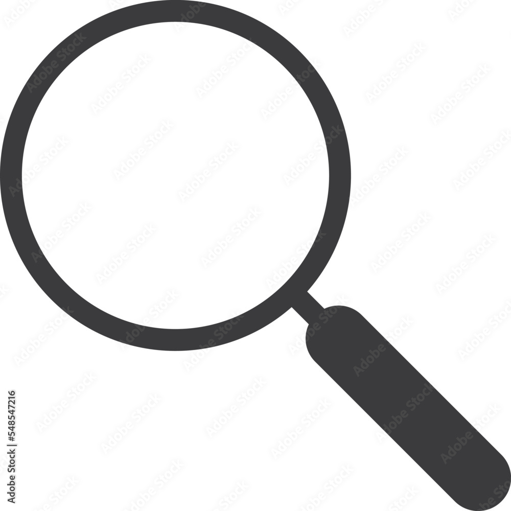Search black icon. Magnifying glass optic tool Search black icon. Magnifying glass optic tool
