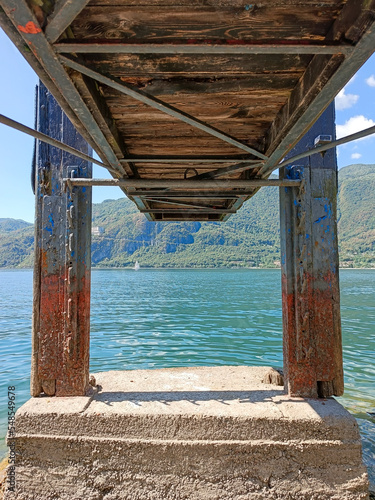 wooden pier over the lake