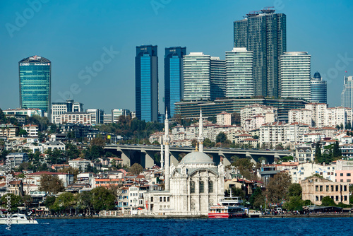 Grand Mecidiye Mosque in Besiktas, Istanbul, Turkey © BGStock72