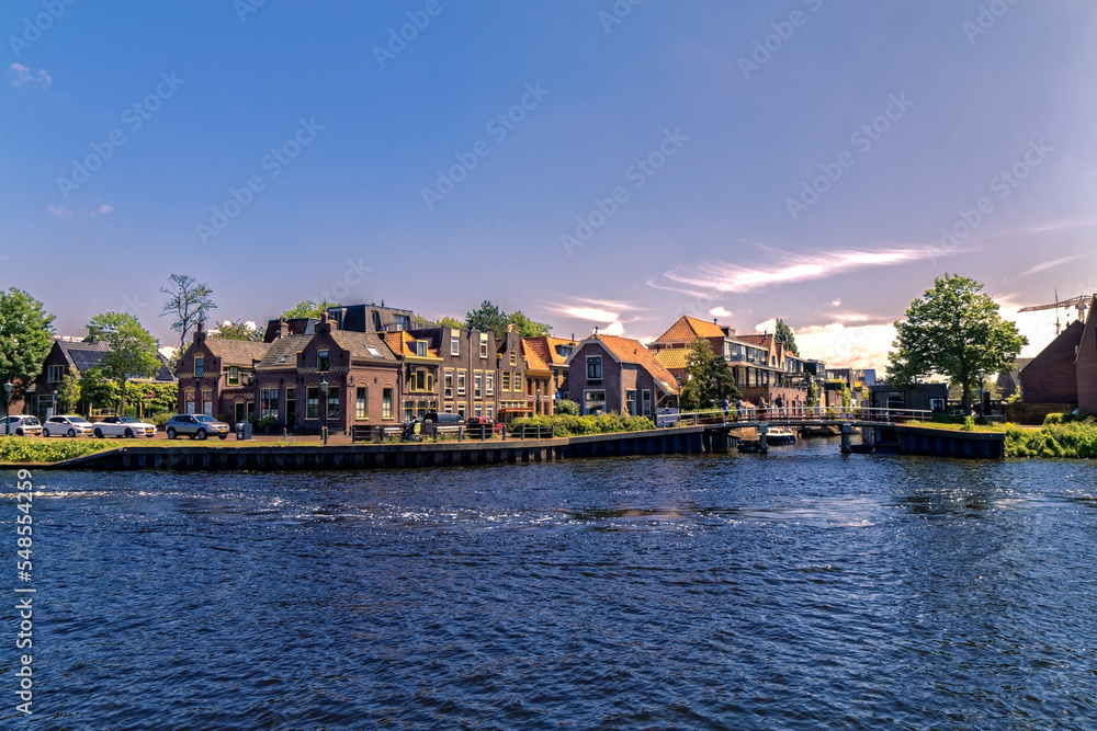 Alkmaar in the Netherlands - picturesque water channels