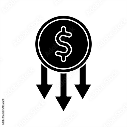 Inflation icon. Simple element from Crisis collection. Creative Inflation icon for web design, vector illustration on white background