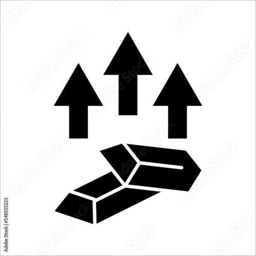 Inflation icon. Simple element from Crisis collection. Creative Inflation icon for web design, vector illustration on white background