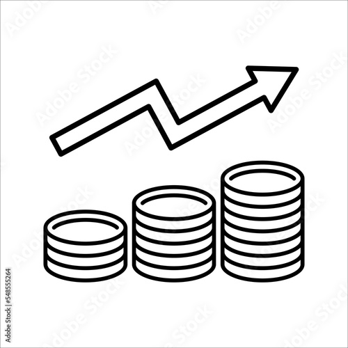 Inflation icon. Simple element from Crisis collection. Creative Inflation icon for web design, vector illustration on white background