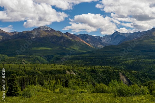 Scenic shot of the Chugach Mountain range in Valdez, Alaska