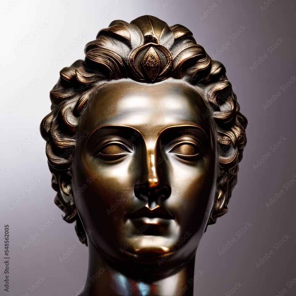 woman bronze statue