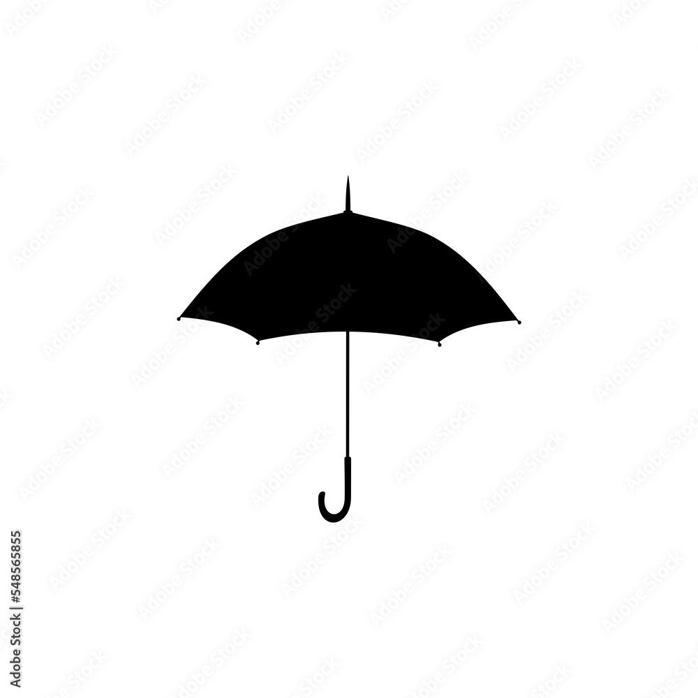 Open umbrella icon. Open umbrella icon.
