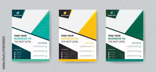 Take your business to the next level flyer template design print ready.
