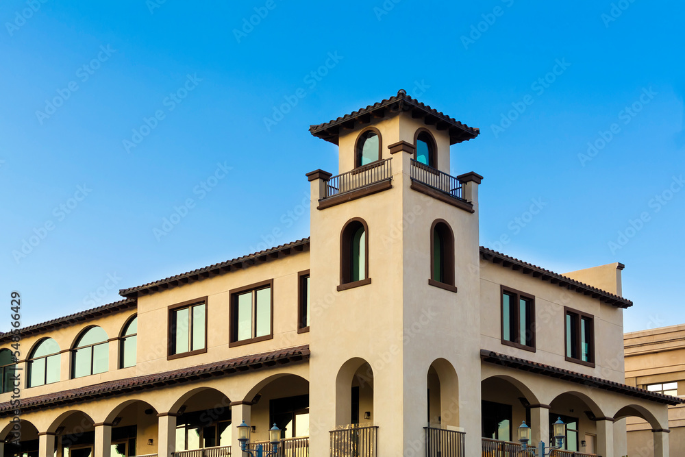 Renovated old building in old town Temecula, California, USA