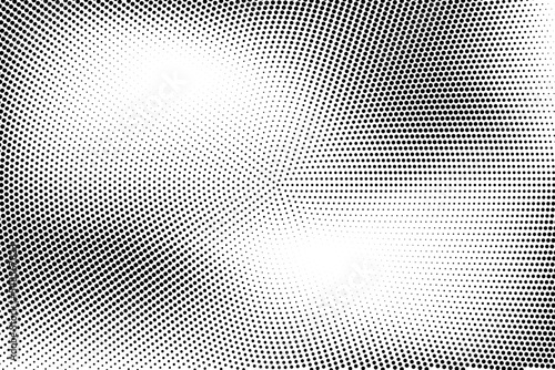 Halftone monochrome pattern with dots. Minimalism, vector. Background for posters, websites, business cards, postcards, interior design.