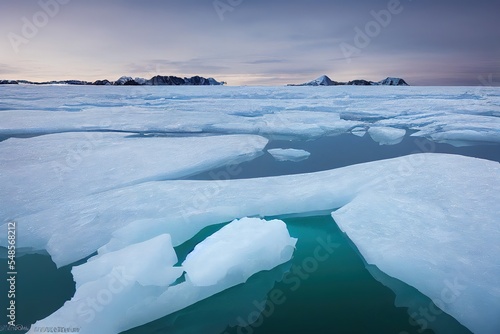 paysage de banquise  photo