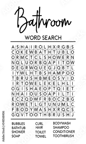 Bathroom Word Search SVG, bathroom sign svg, farmhouse svg, farmhouse bathroom svg, funny bathroom svg, forgot your phone svg