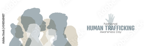 National Human Trafficking Awareness Day banner.