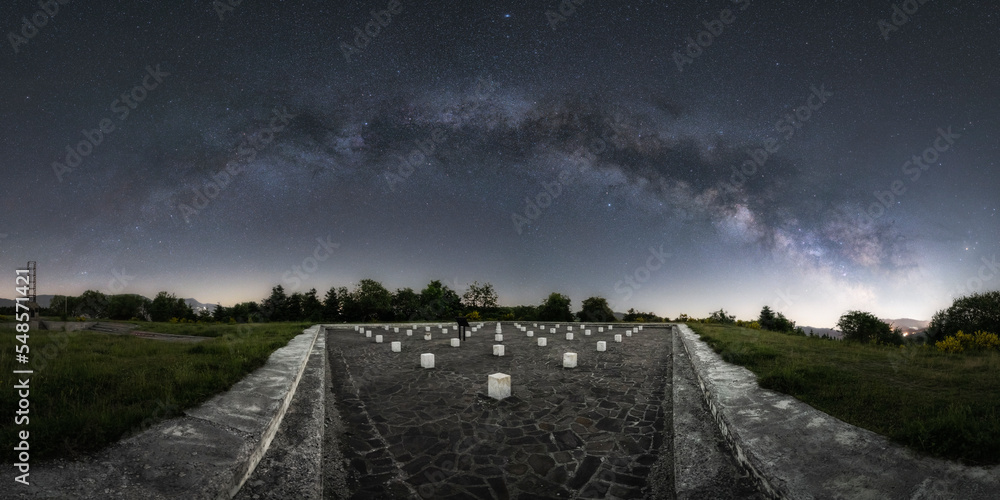 Fotka „Arco galattico sopra il Complesso Monumentale