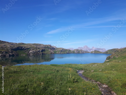 lake in the mountains