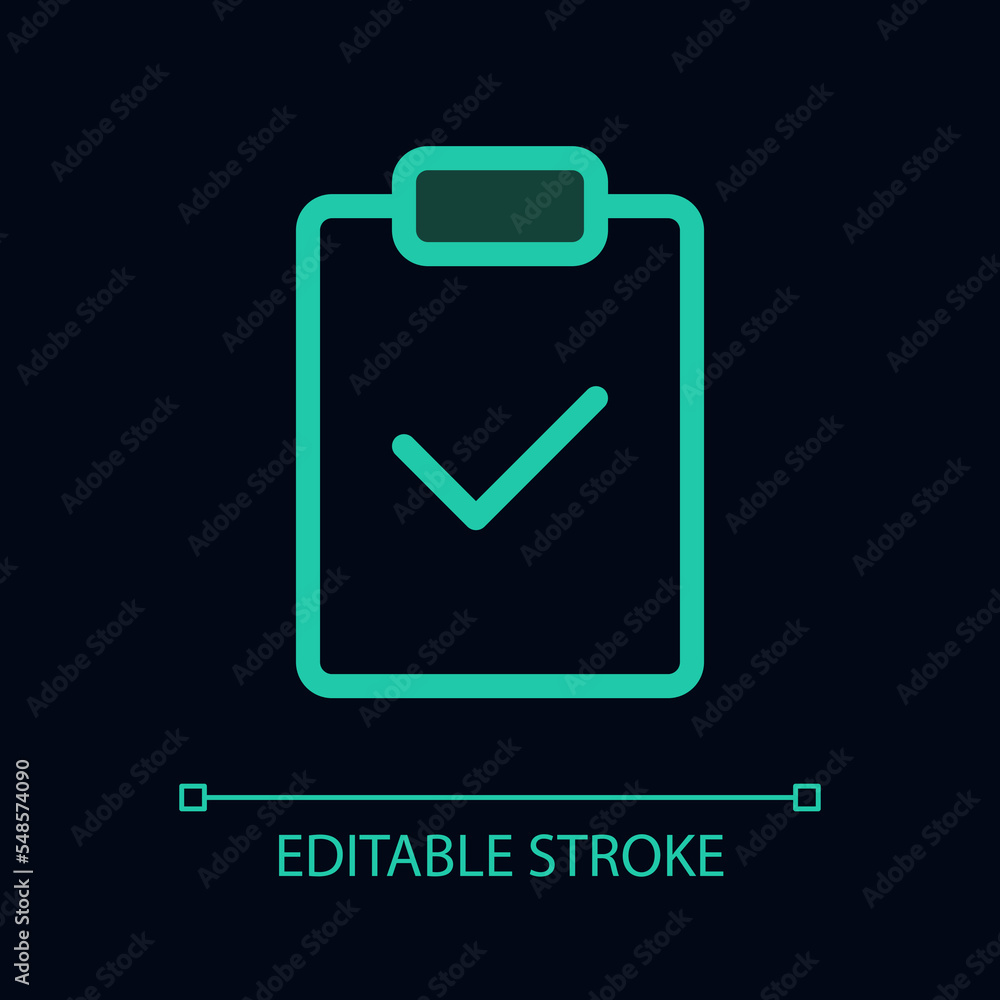 Completed task pixel perfect glassmorphism ui icon for dark theme. Management. Color filled line element with transparency. Isolated vector pictogram for night mode. Editable stroke. Arial font used Completed task pixel perfect glassmorphism ui icon for dark theme. Management. Color filled line element with transparency. Isolated vector pictogram for night mode. Editable stroke. Arial font used