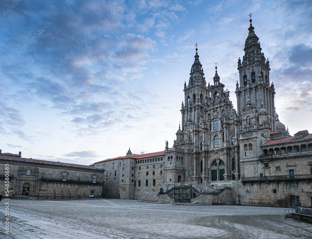 Catedral de Santiago de Compostela, Galicia, España.