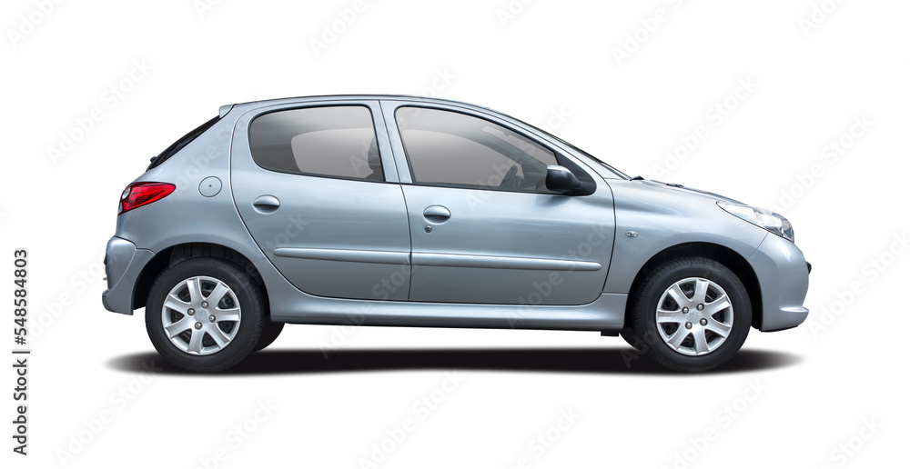 Peugeot 206 car, side view isolated on white background, 5 May 2016 ...