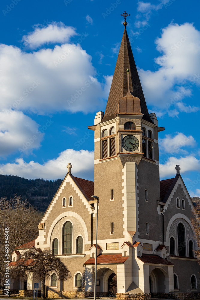 Gustav Adolf Church in Leoben, Styria, Austria.