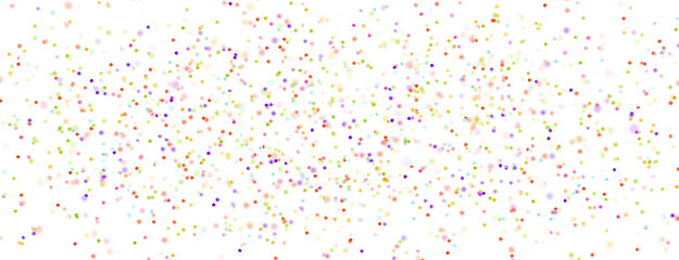  Colorful confetti on white background