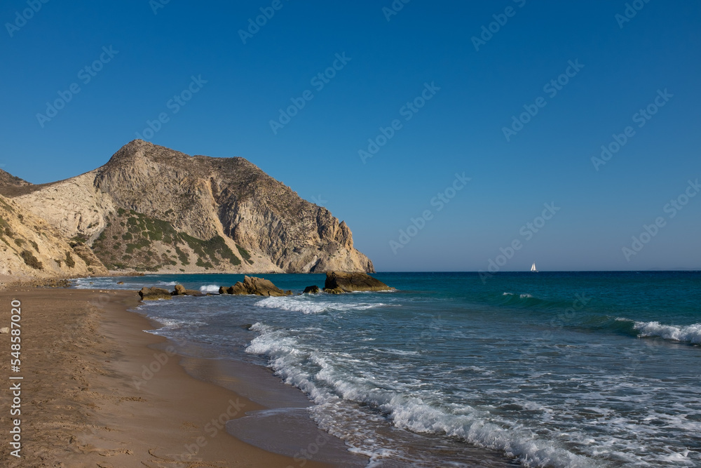 Paradise Beach auf Kos, Griechenland, in der Nähe von Kefalos