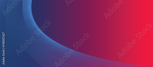 abstract blue wave background. Blue minimal round lines abstract background. Thin line wavy abstract vector background. Curve wave seamless pattern. Line art striped graphic template