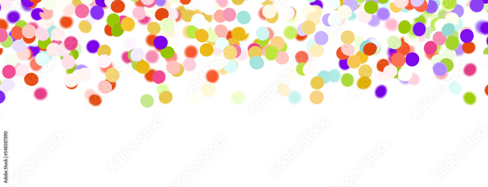 Sunburst and colorful confetti background frame illustration Sunburst and colorful confetti background frame illustration