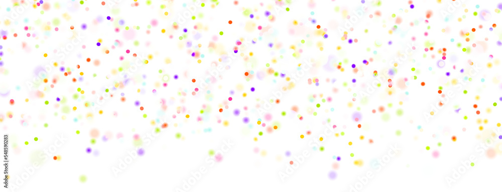 Multicolored paper confetti on transparent background. Multicolored paper confetti on transparent background.