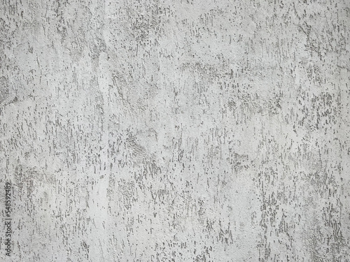 gray wall covered with plaster, interior design background